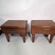 Pair of Scandinavian teak bedside tables from the 1960s.