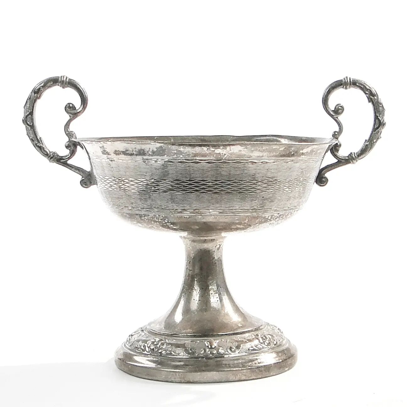 Sugar bowl, Art Nouveau, silver-plated brass, WMF, Germany, early 20th century