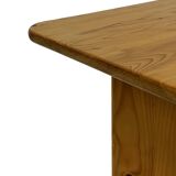 Vintage pine coffee table / side table in a minimalist organic design