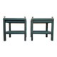 Paire de tables de chevets ou bouts de canapé 1970