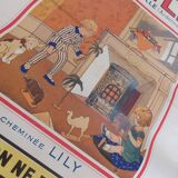 Lithographed poster heating Deville