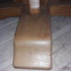Table basse bois et céramique signée Barrois