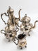 Service 4 Pieces In Silver Metal, Louis XV Style