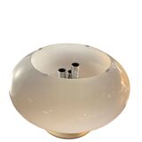 Opaline and chrome lamp from the 60s