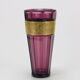 Vase en verre cristal améthyste Art déco Ludwig Moser, série Fipop, Karlsbad, années 1920