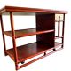 intage Lydia Levi rouge corail pour McGuire Chariot de bar