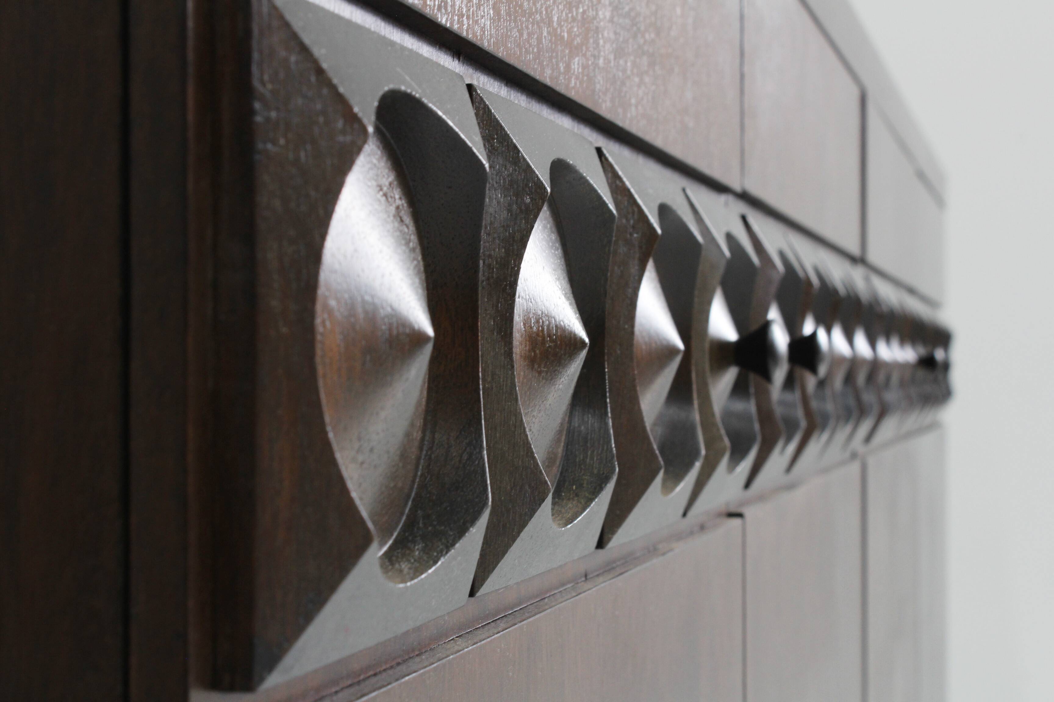 Crédence de Buffet Brutaliste Vintage