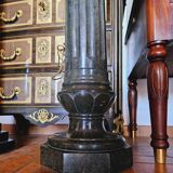 Green Marble Column, Italy, 19th Century