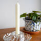 Glass candlestick