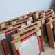 1970s Anna Castelli Ferrieri for Kartell Mod. 4727 Red Mirror