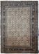 Handmade antique Persian Tabriz Hajalili rug 4.2' x 6.5' (128cm x 198cm) 1880s - 1B693