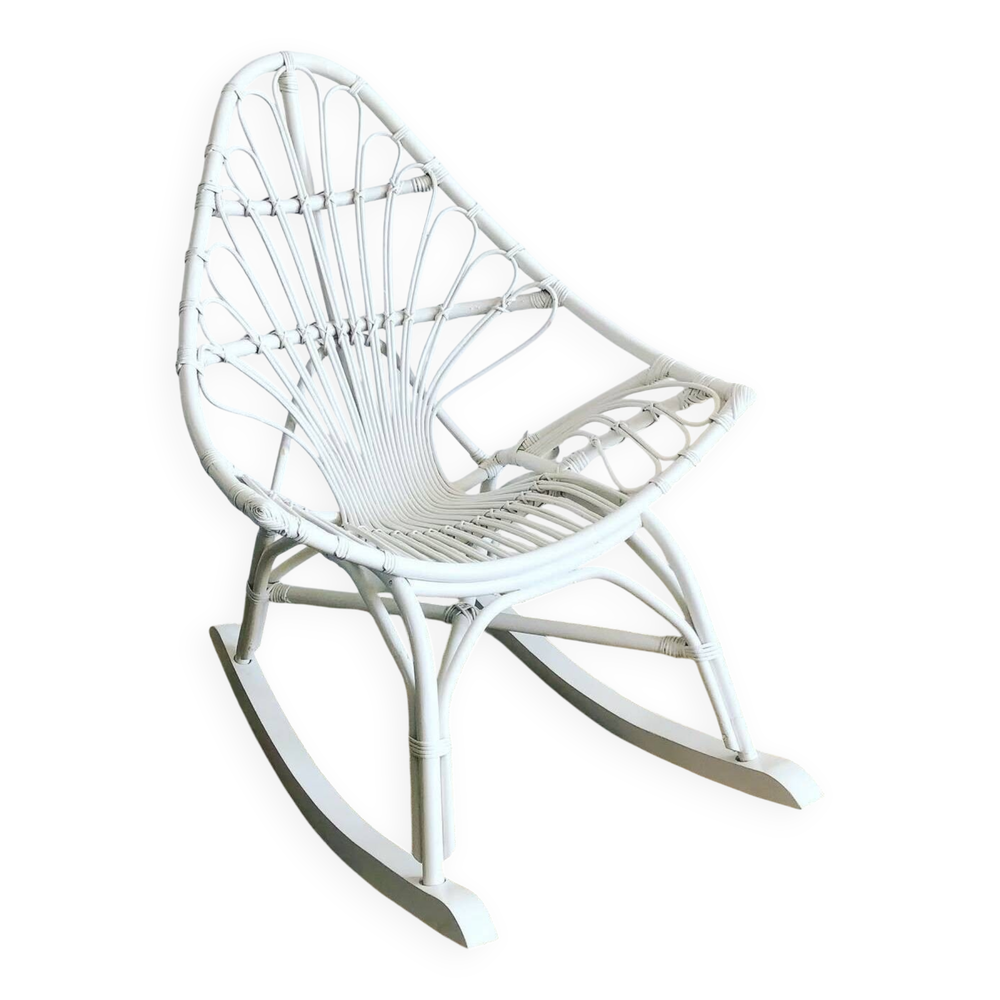 Rattan rocking chair