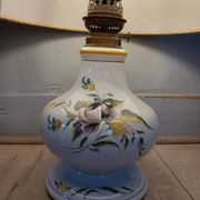 Lampe ancienne en faïence d'art de Rodez