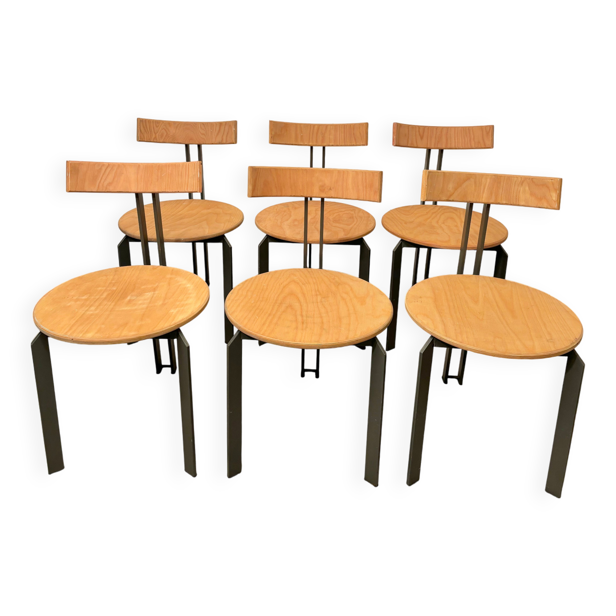 Martin Hasksteen, 6 Zeta chairs, Harvink 1980 Holland