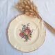 Large round dish Digoin Sarreguemines Model Lorraine