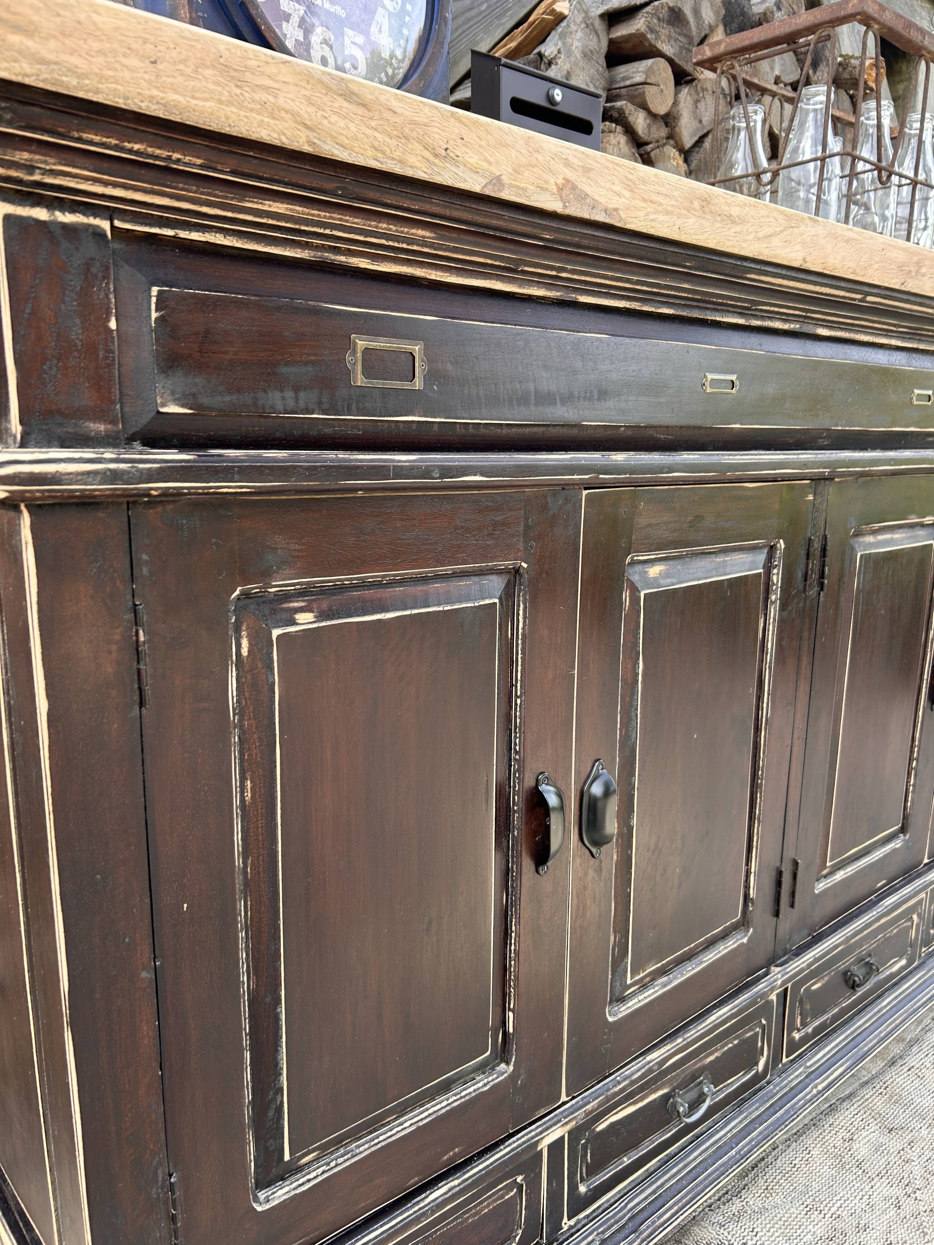 Meuble métier massif ébèné