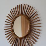 Rattan sun mirror 400mm