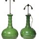 Paire de grande lampe en forme gourde