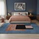 Handwoven Moroccan rug, natural wool, 250cm x 150cm, elegant decoration.