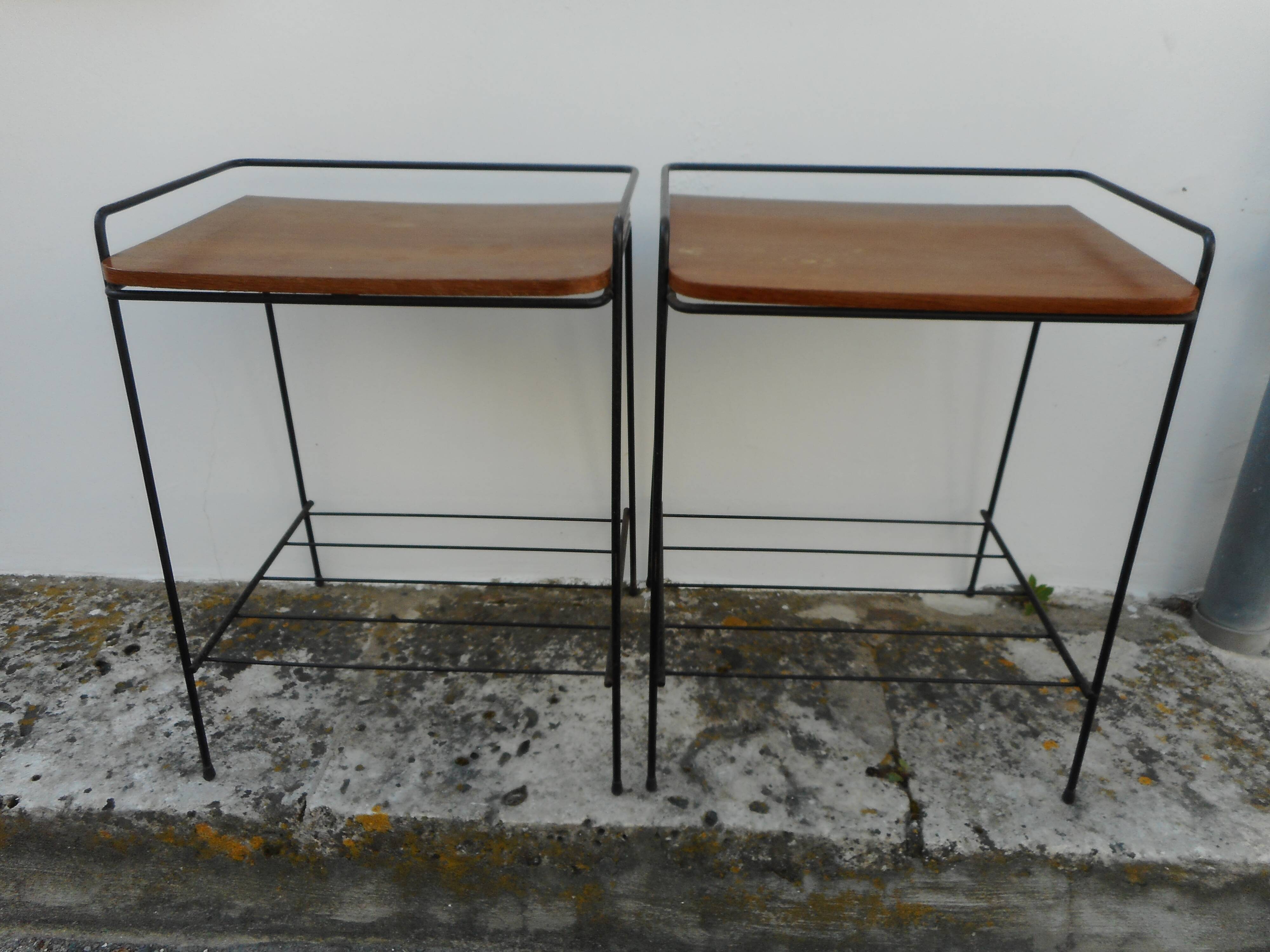Pair of vintage bedside tables