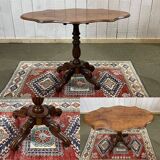 19th century Louis Philippe mahogany pedestal table