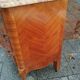 Commode ancienne en bois et marbre style Louis XV