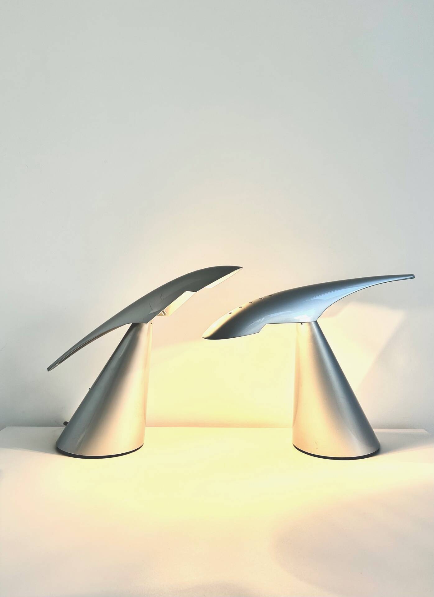 Pair of Ran desk lamps by Peter Naumann for ClassiCon 1990s