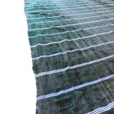 couverture vintage Haik à carreaux du maroc - 186 x 206 cm