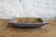 Swedish folk art, large unique blue farmer's bowl from the 19th century.