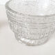 Old chiseled glass candy box