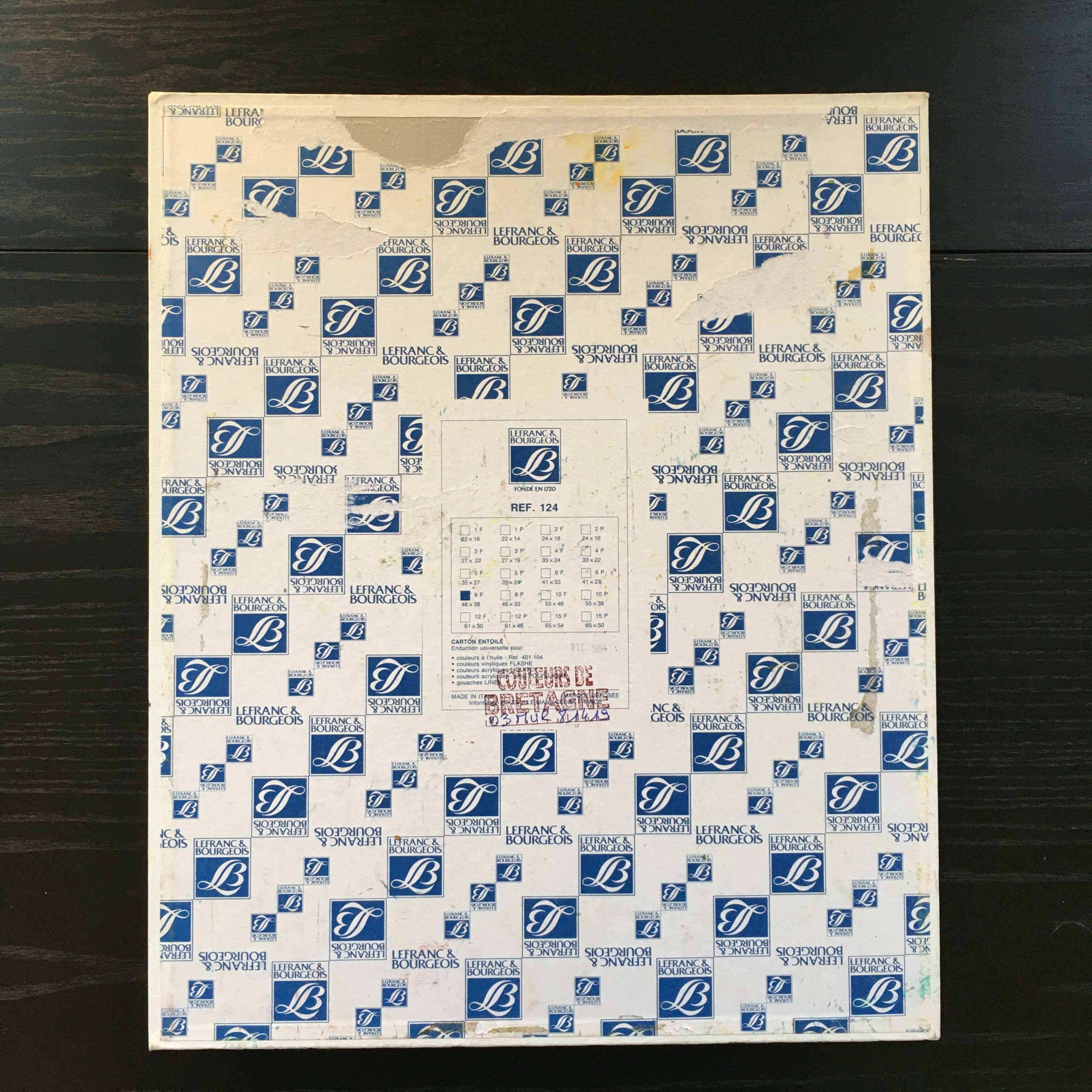 Tableau chapelle bretonne fauve