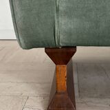 Canapé 2 places en velours Franco Albini pour Poggi, modèle DV33, Italie, années 1960.