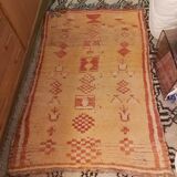 Vintage moroccan boujaad carpet 100x160cm