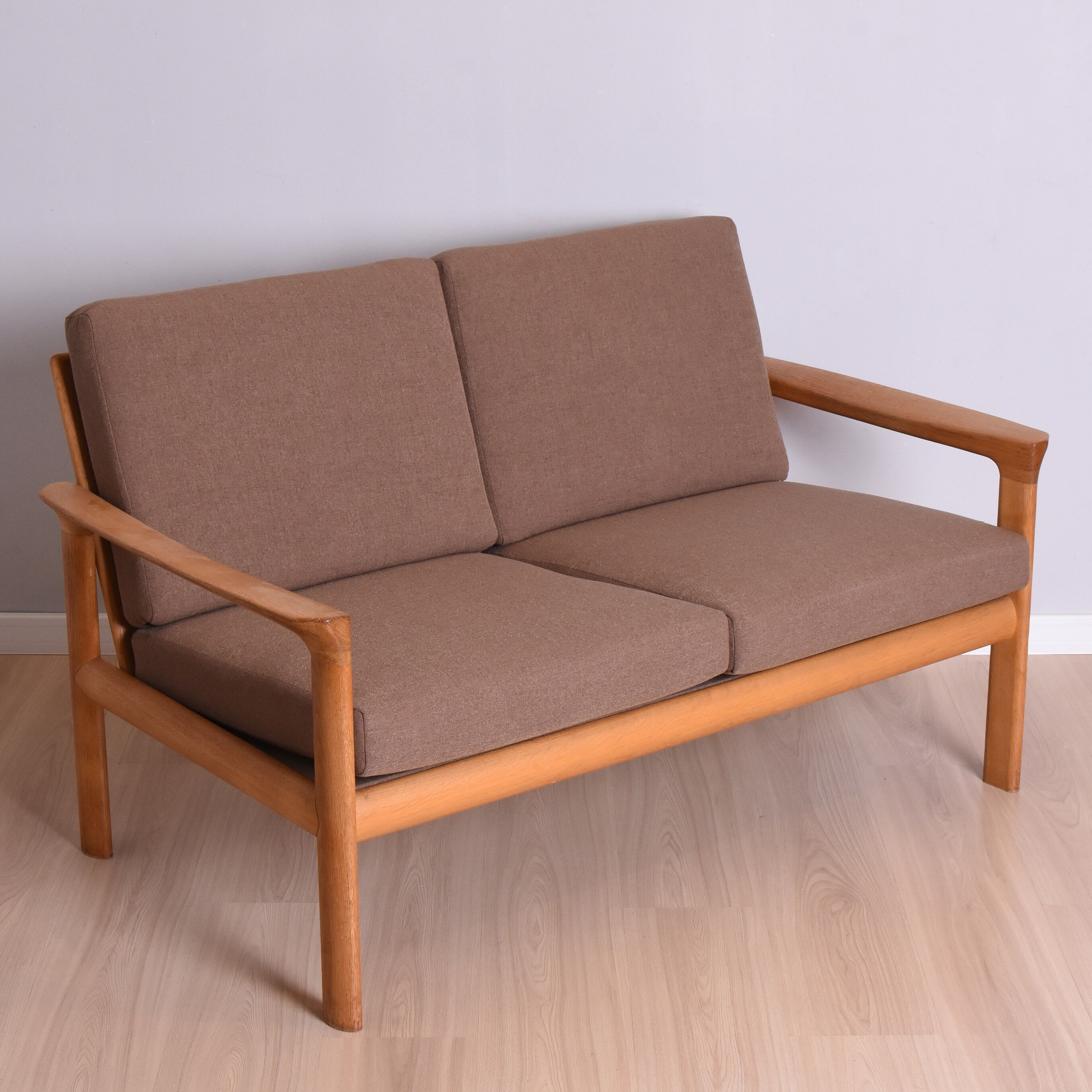 Mid-Century danish oak sofa by Sven Ellekaer for Komfort, 1960s