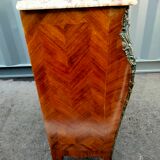 Dresser rag maker style louis xv marquetry marble top