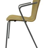vintage fritz hansen vico magistretti duo bentwood stacking armchairs set of four
