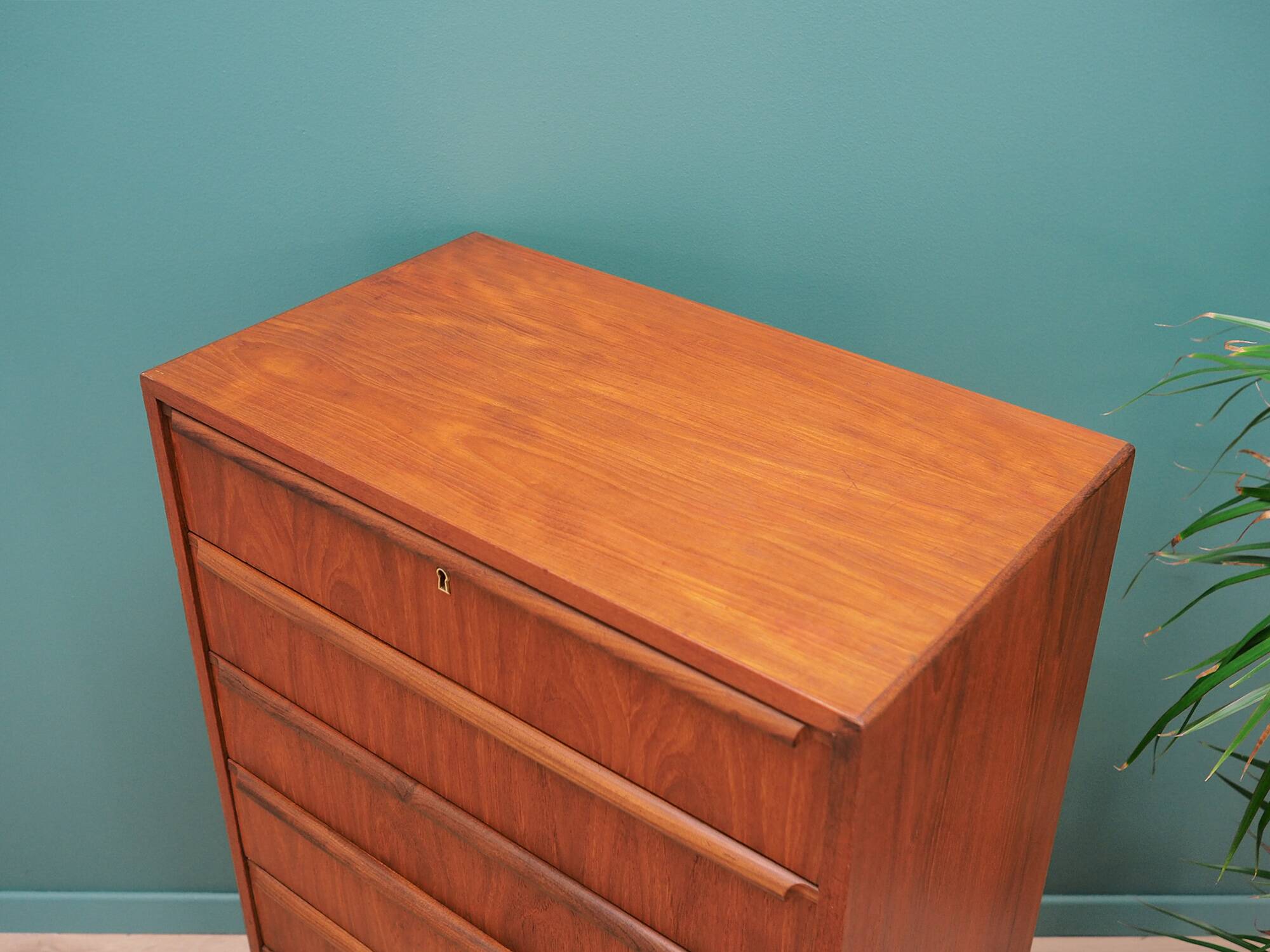 Teak chest of drawers, Danish design, 1970s, designer: Ahlström Osakeyhitö