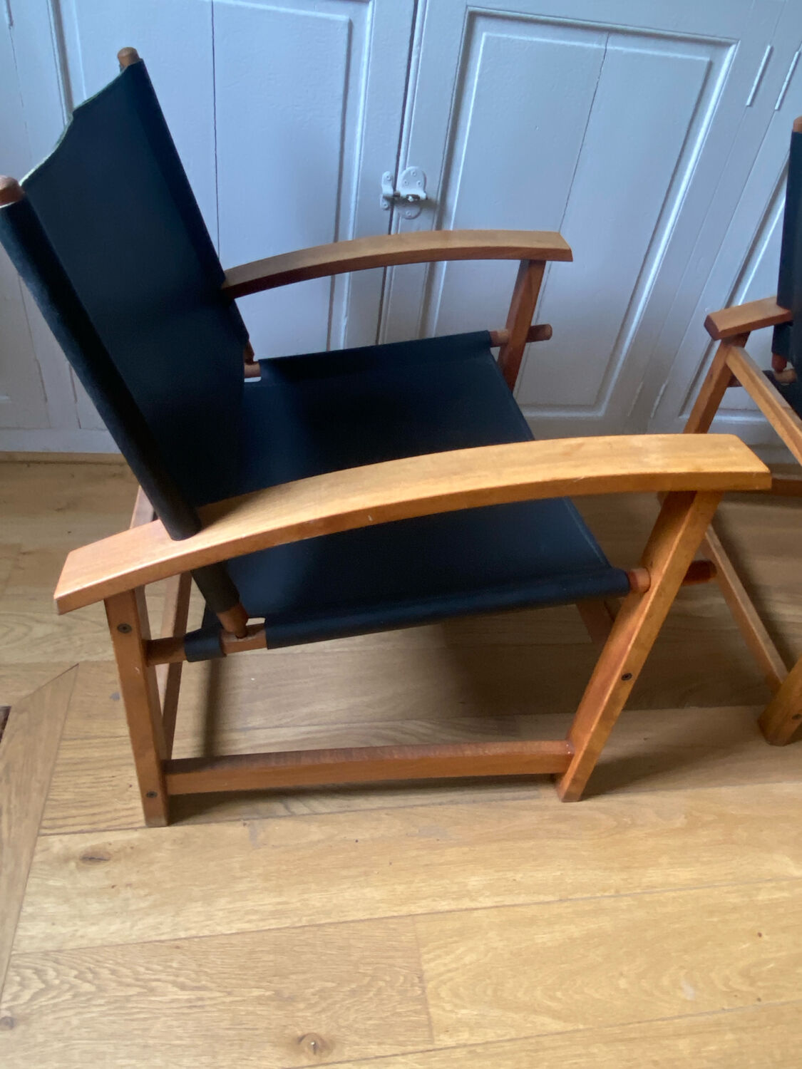 Paire de fauteuils « safari « vintage HYLLINGE MŌBLER