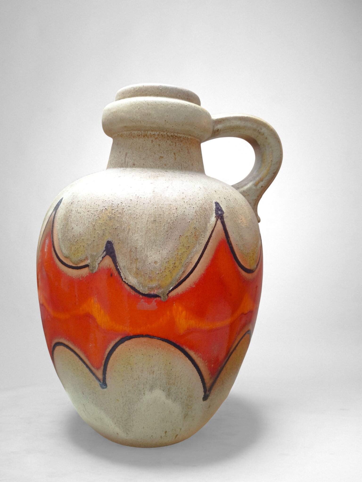 Large Fat Lava ceramic Scheurich