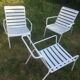 Four stackable outdoor armchairs "luxembourg"