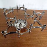 Candleholders by Ceasar Stoffi & Fritz Nagel for BMF, 1960s, Set of 9