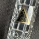 Coffret de 12 porte-couteaux en cristal taillé XXe