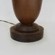 Large Art Deco Basin Lamp 1930 copper and wooden base