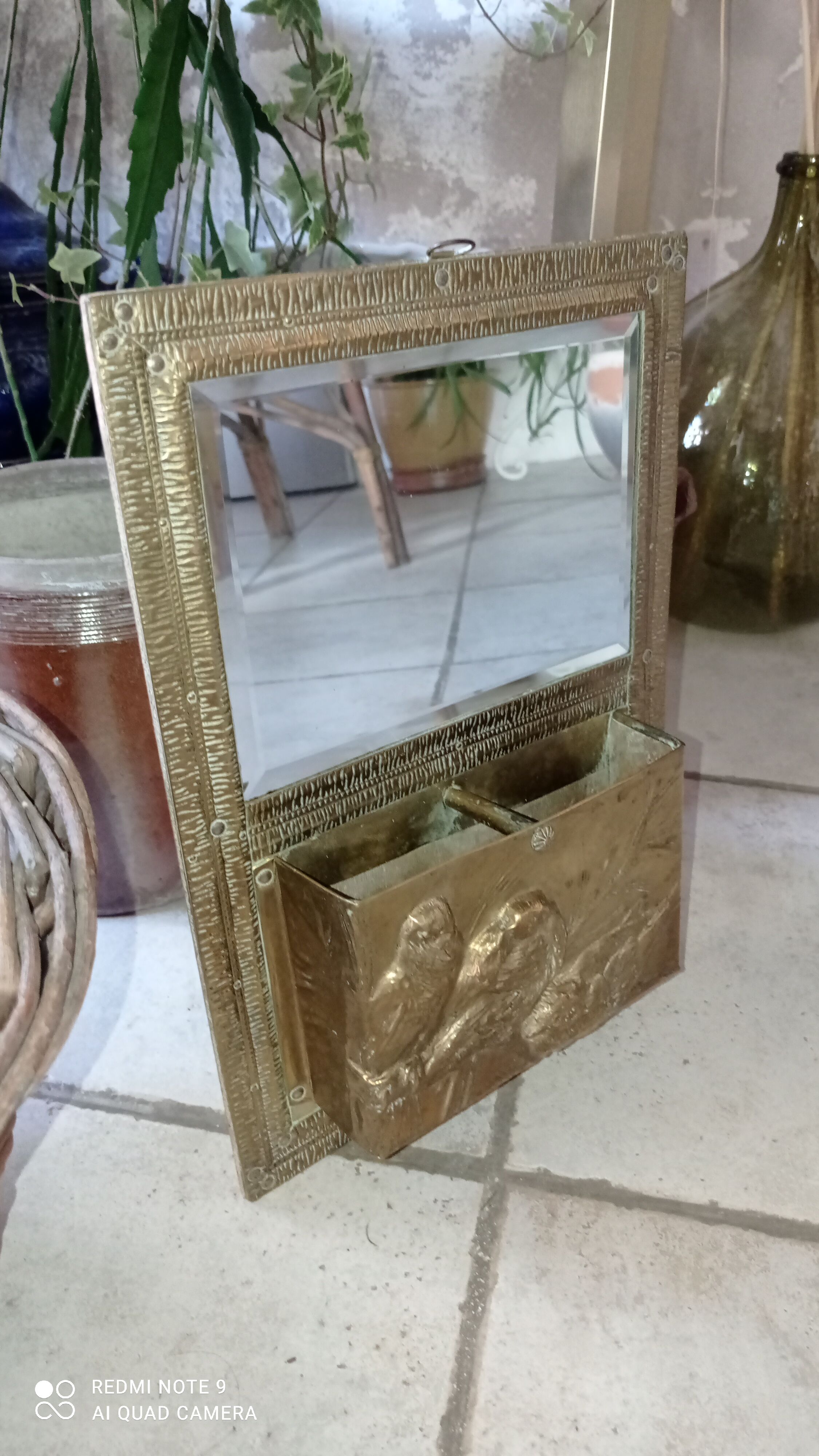 Animal decor mirror 25x35cm