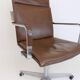 Rudolf Glatzel Leather Office Chair, Knoll