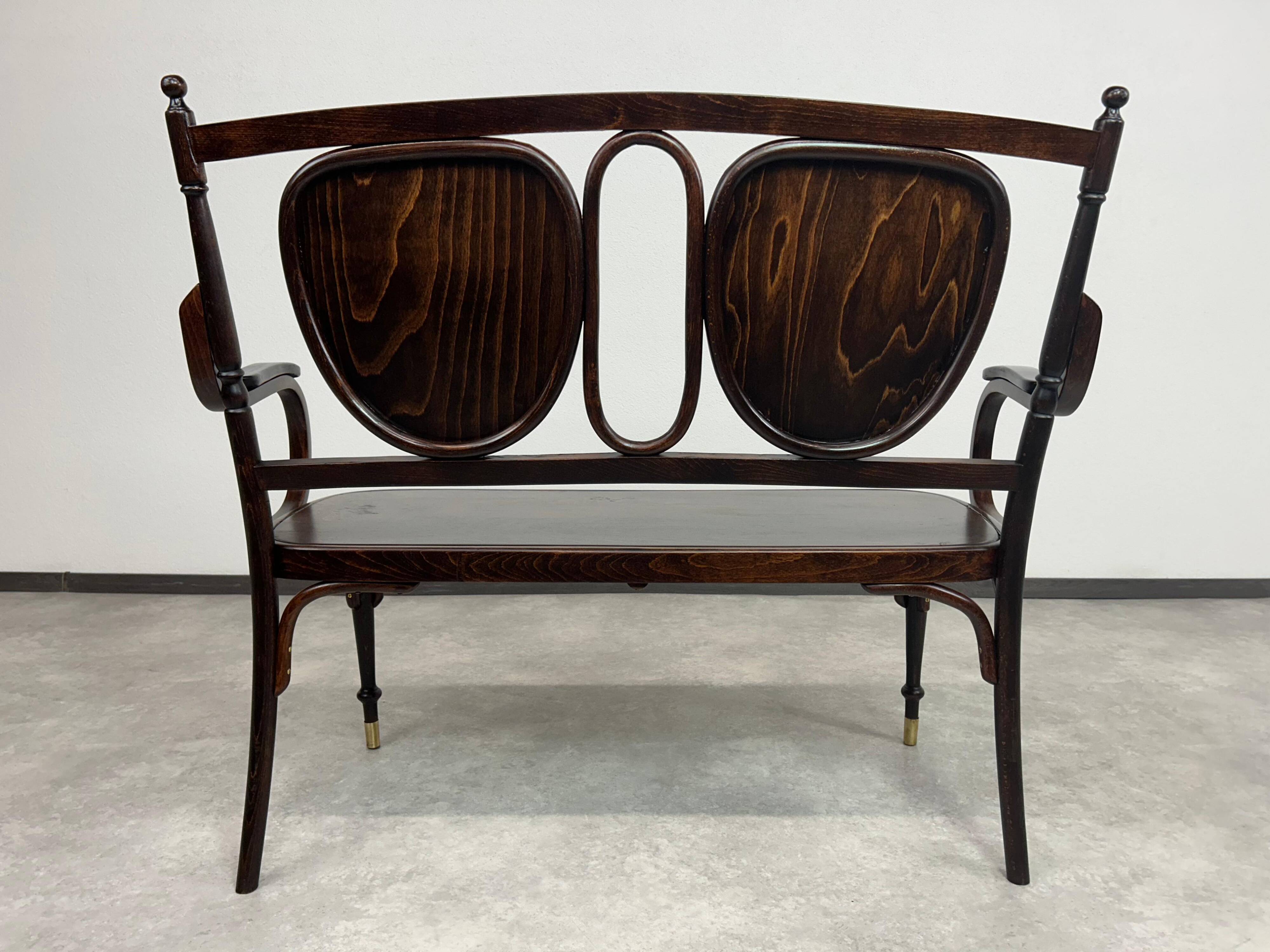 Banc cintré Sécession par Thonet Mundus