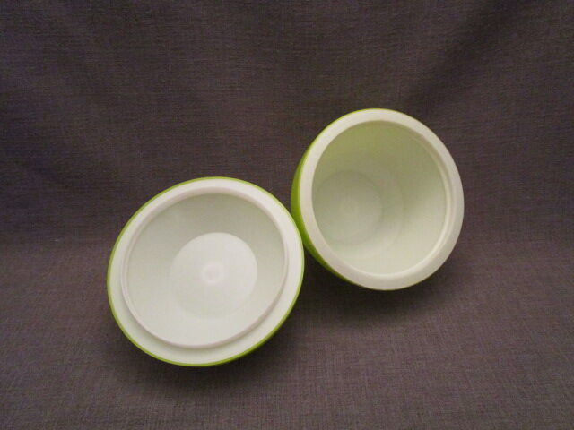 Green apple ice bucket vintage 70's