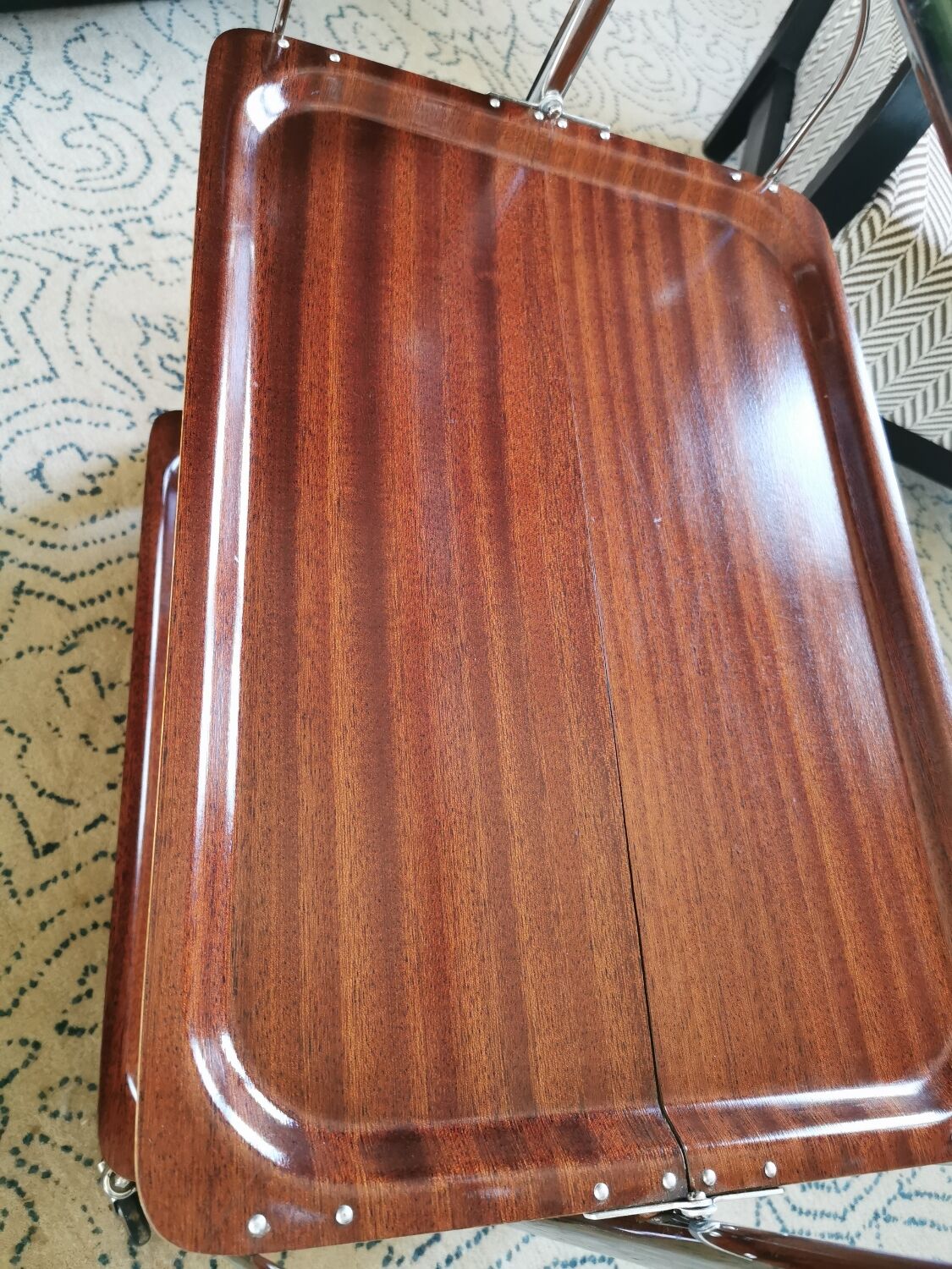 Vintage folding trolley