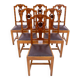 Un ensemble de chaises Art Déco, années 1940, Pologne.