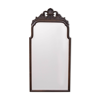Dutch Soester Oak frame mantel mirror 1950s